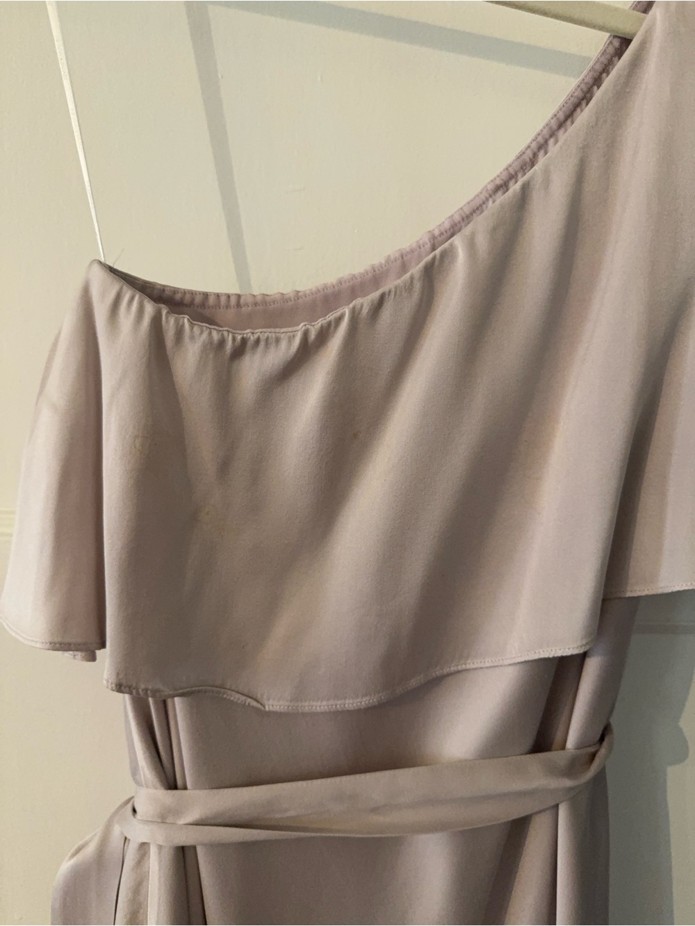 Zimmermann One-Shoulder Lilac Silk Asymmetric Dress - Picture 6 of 6